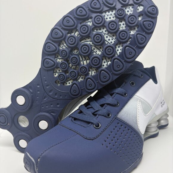 Men's Nike Shox - Blue and White - Picture 3 of 7